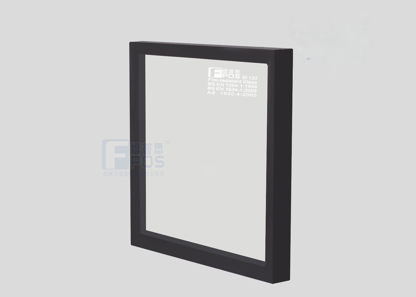 EI60 insulated fire-rated glass with integrity and insulation for hospital corridors and atriums